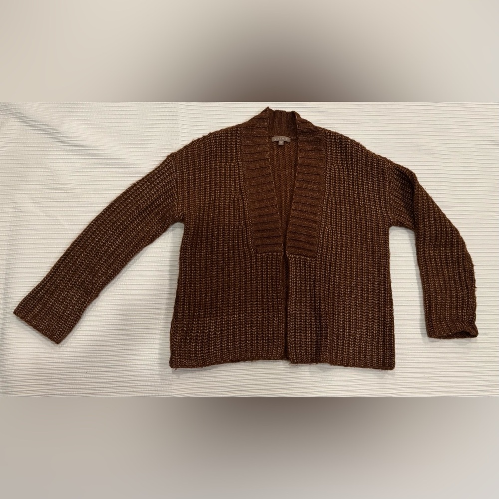 Lilla P Chocolate Brown Women's Cardigan